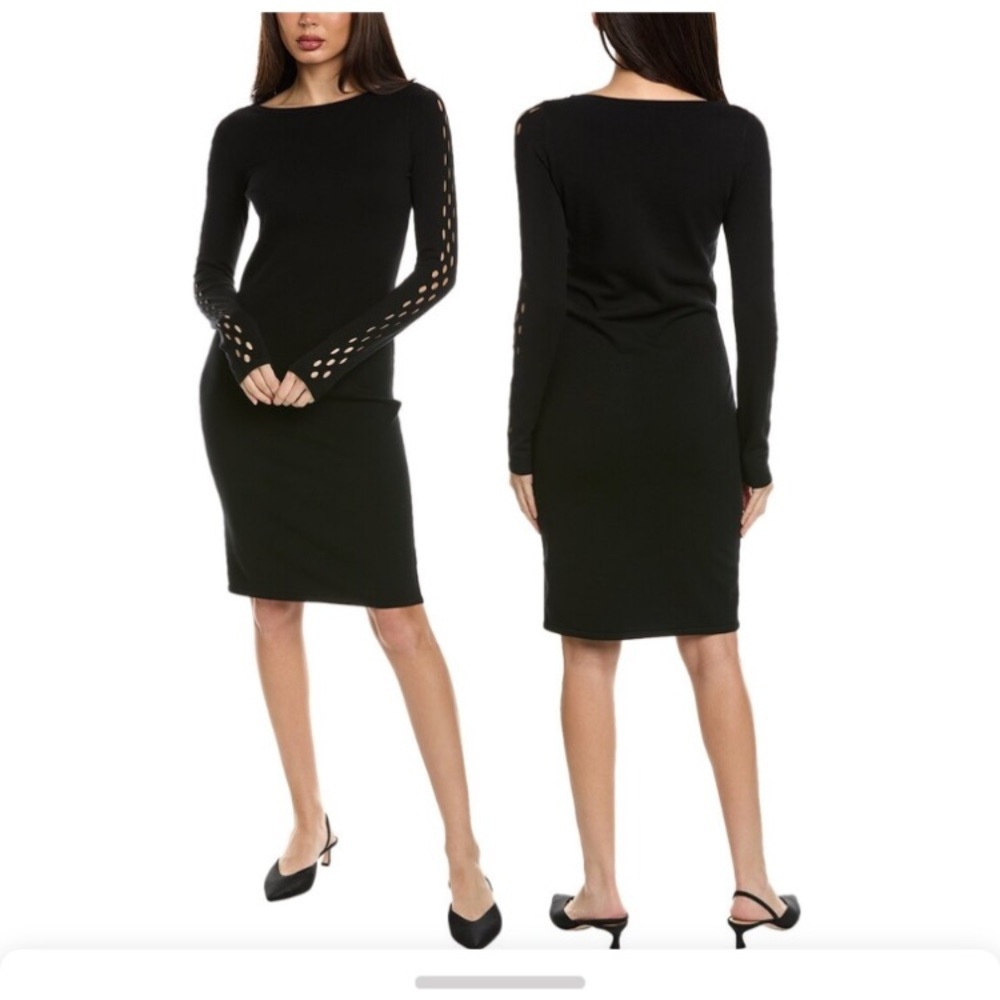 St. John Cutout Sheath Dress